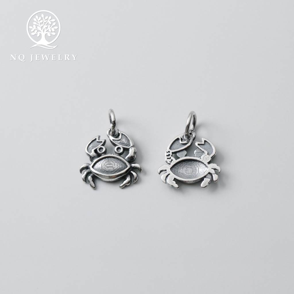 Charm bạc hình con cua treo - NQ Jewelry