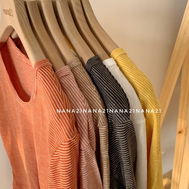 Áo pull giấy kẻ cổ tim