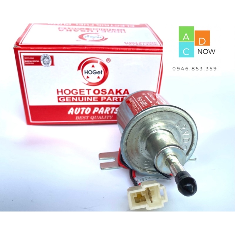Bơm nhiên liệu 12V Hoget Osaka mã NO-5001 cho ô tô máy công trình máy phát điện
