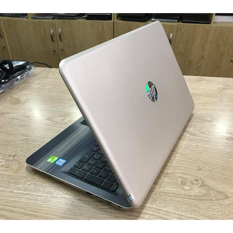 Laptop Hp Pavilion 15 au634TX I5 7200U 4G 500G Vga GT940MX Màu Gold Đẹp keng
