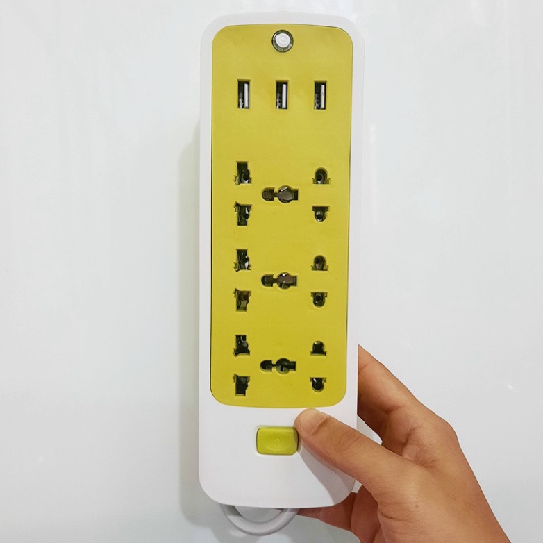 Ổ điện đa năng SALE Ổ cắm điện thông minh chống giật an toàn 9 ổ cắm tích hợp cổng sạc USB cao cấp tiện lợi