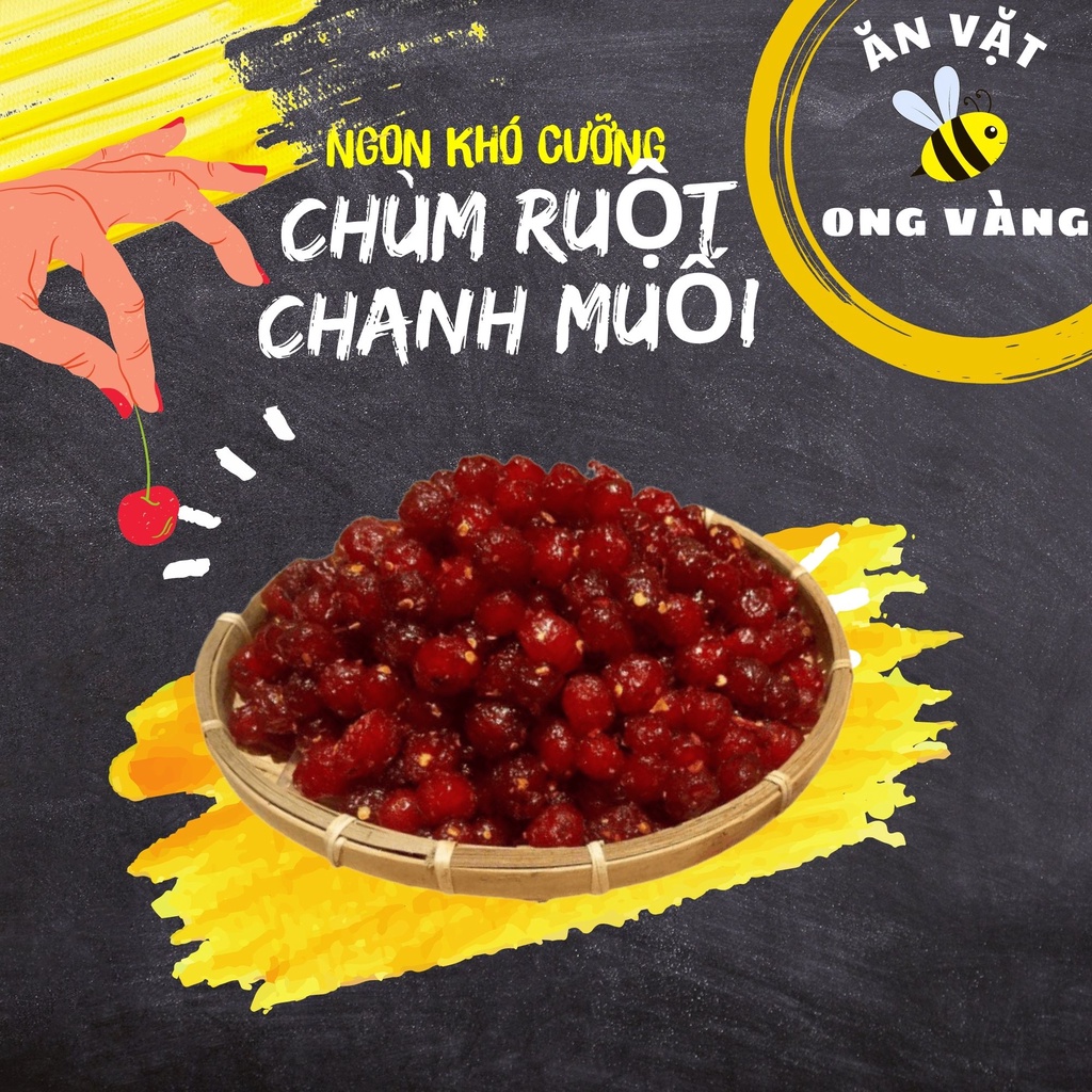 Mứt chùm ruột hũ 300g, ăn vặt ong vàng - ăn đi chờ chi
