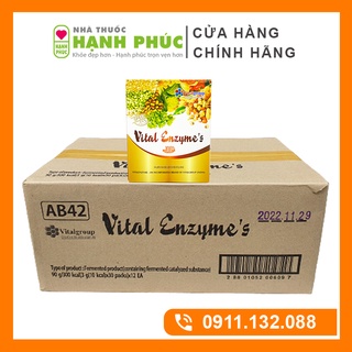 COMBO 1 Thùng 12 Hộp Vital Enzyme Chính Hãng Cho Cả Gia Đình (30 gói/hộp)