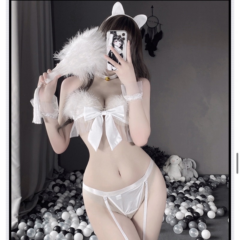 Set cosplay bé mèo đáng yêu (chưa gồm vớ) CP-014. Giao hỏa tốc HCM. Đồ ngủ Cosplay sexy ThaoBonita