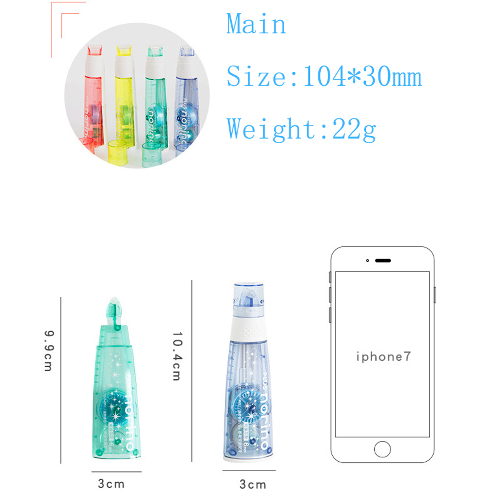 Cuộn băng keo màu trong suốt 6mm x 8m đa dụng chất lượng cao