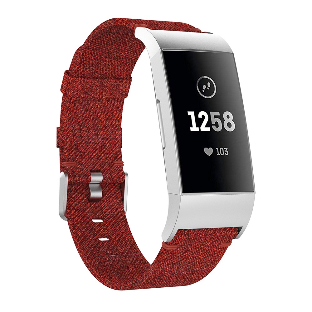 Dây Đeo Denim Nylon Canvas cho Fitbit Charge 3