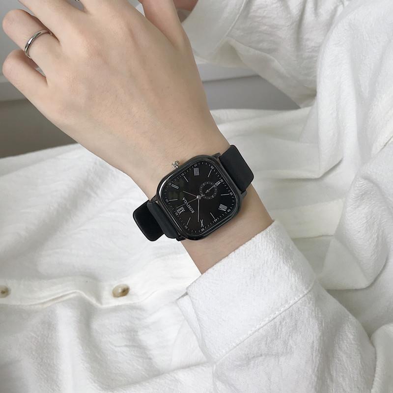  Classic style simple square quartz watch for men and women | WebRaoVat - webraovat.net.vn