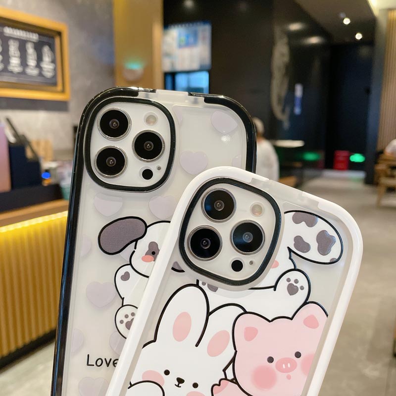 Ốp Điện Thoại TPU Silicon Mềm Chống Bụi Chống Sốc 2 Trong 1 Cho IPhone 13 11 12 Pro Max 7 8 Plus X XR XSMAX