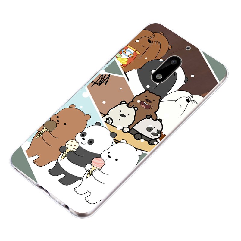 Nokia 6 3 5 3310 7 6.1 2.1 3.1 X3 X5 X7 X6 5.1 7.1 8.1 8 Plus 2.2 3.2 4.2 2018 Three Bears pattern-4 Soft Silicon Case