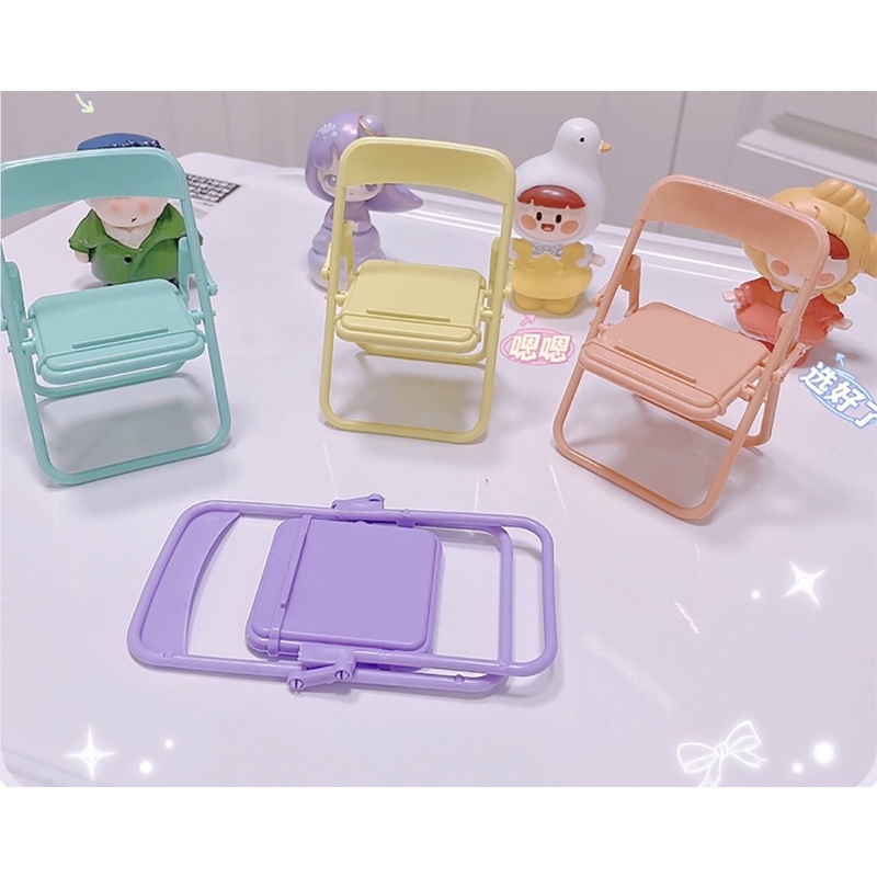 Giá đỡ điện thoại hình chiếc ghế đa năng kiểu dáng đáng yêu