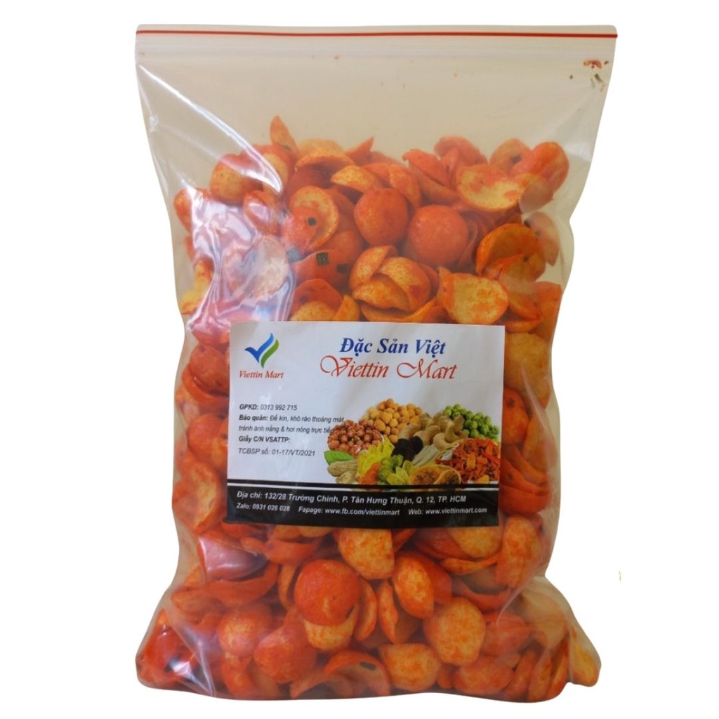 Bánh Phồng Tép Nguyên Con VIETTIN MART 500GR