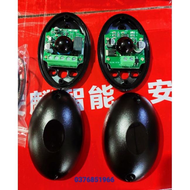 Bộ cảm biến hồng ngoại Siêu An Toàn dùng cho cửa cuốn, cổng tự động- Cảm biến chướng ngại vật từ xa