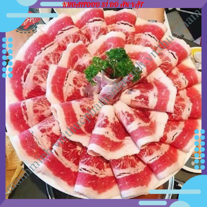 Ba chỉ bò mỹ 500gr thả lẩu cuộn ngon (sỉ-lẻ) | BigBuy360 - bigbuy360.vn