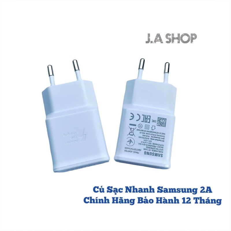 Củ Sạc Nhanh 2A Zin Samsung Chính Hãng Quick Charge 3.0 Bảo Hành 12 Tháng