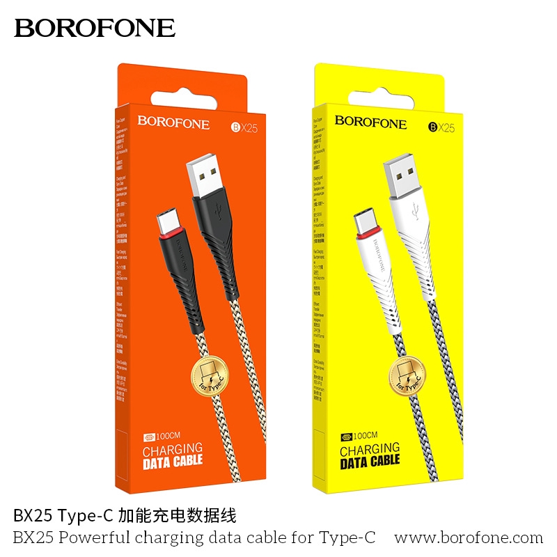Cáp dữ liệu sạc BOROFONE BX25 TYPE C