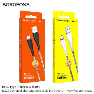 Cáp dữ liệu sạc borofone bx25 type c