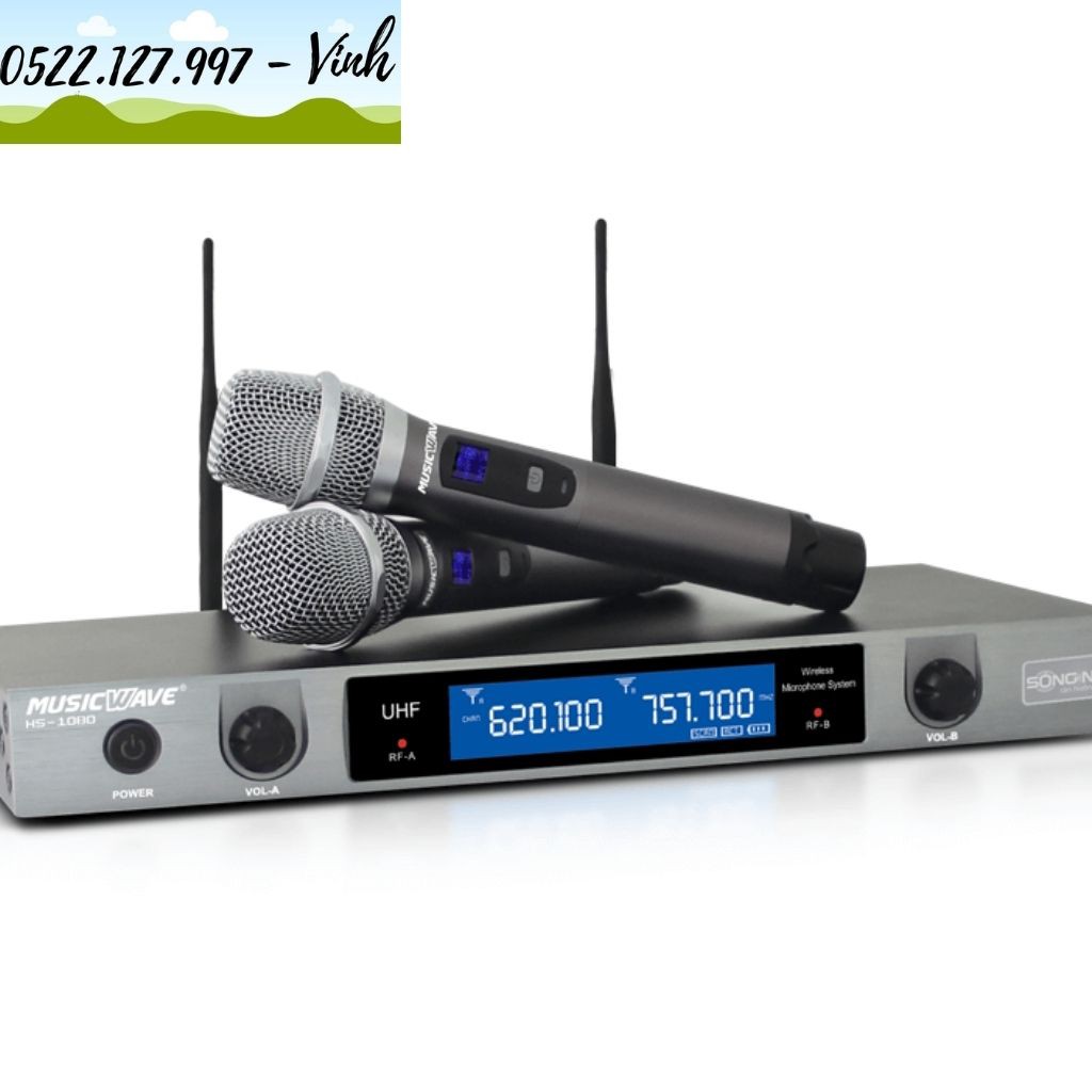 Micro karaoke không dây MusicWave HS-1080 - Hành Chính Hãng - Gia Khang Shop