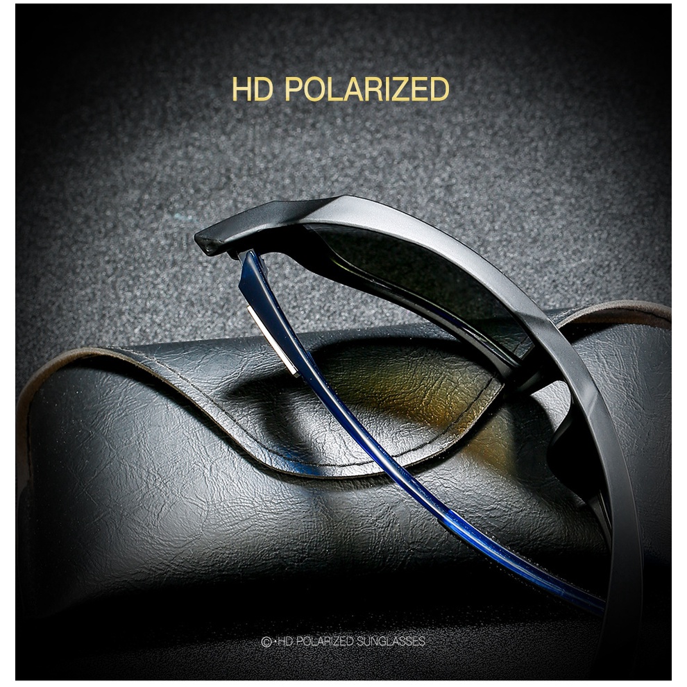 Kính râm phân cực chống chói khi lái xe ban đêm cho nam