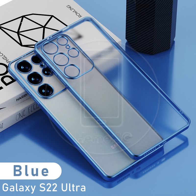 Ốp Điện Thoại TPU Mềm Trong Suốt Mặt Nhám Cho Samsung Galaxy S22 S22+ Plus Ultra