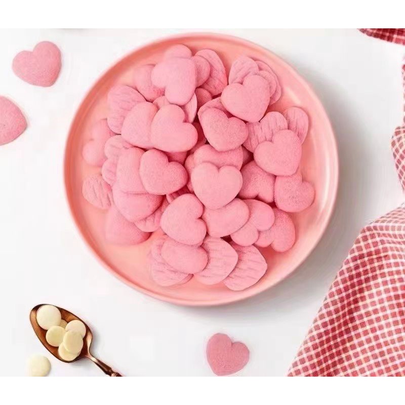 Bánh quy hồng trang trí bánh sinh nhật gói 220g