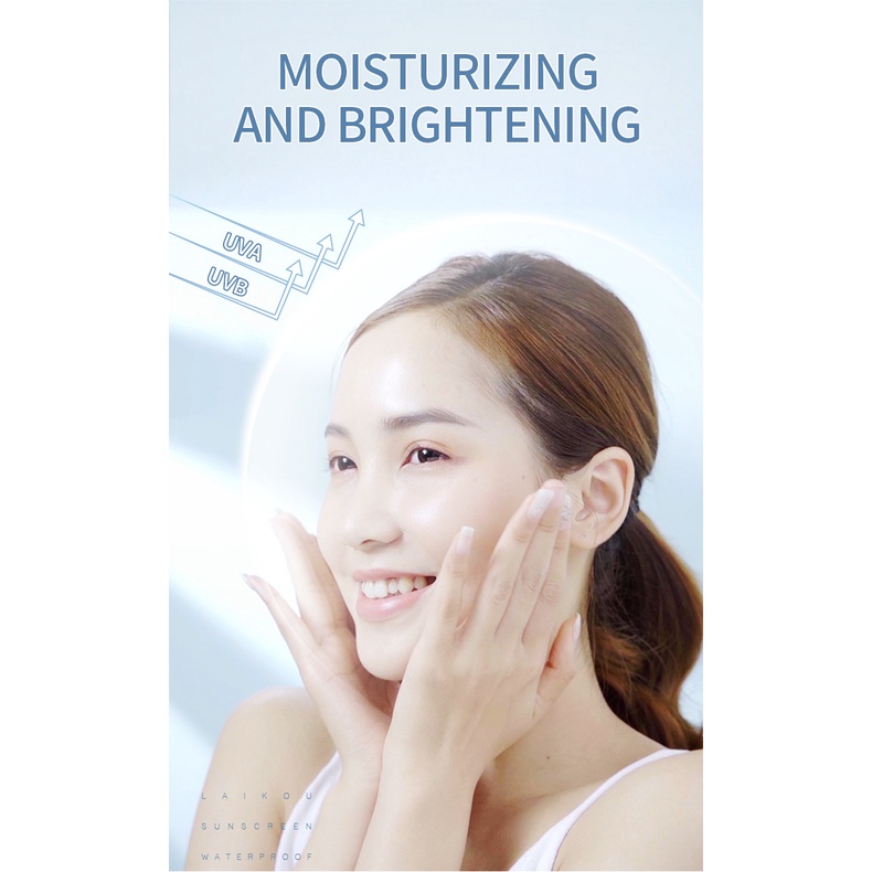 Kem chống nắng LAIKOU SPF50+/ PA + kháng nước và mồ hôi dưỡng ẩm lâu trôi 50g