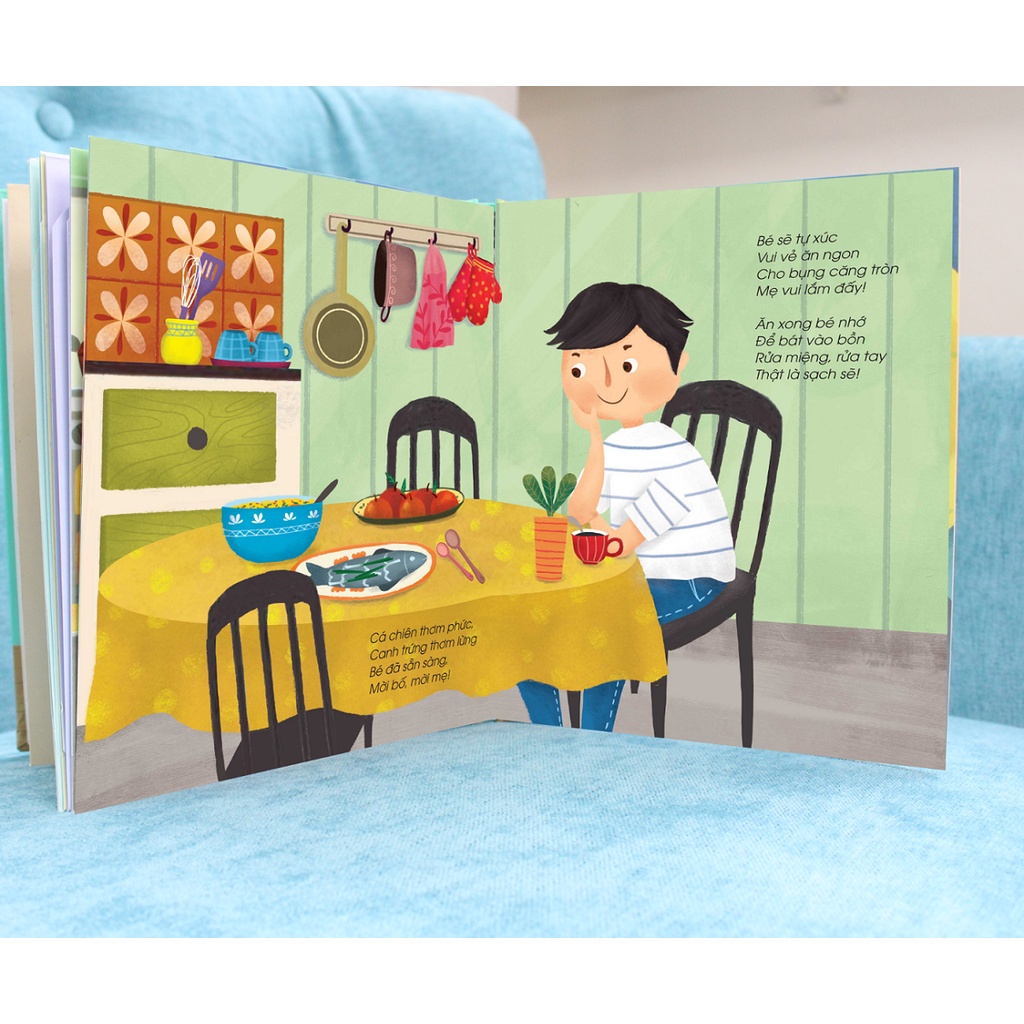 Sách - Kỹ năng đầu đời cho bé - Làm việc nhà, dễ thôi mà! (Giúp trẻ biết tự lập, biết giúp đỡ bố mẹ)