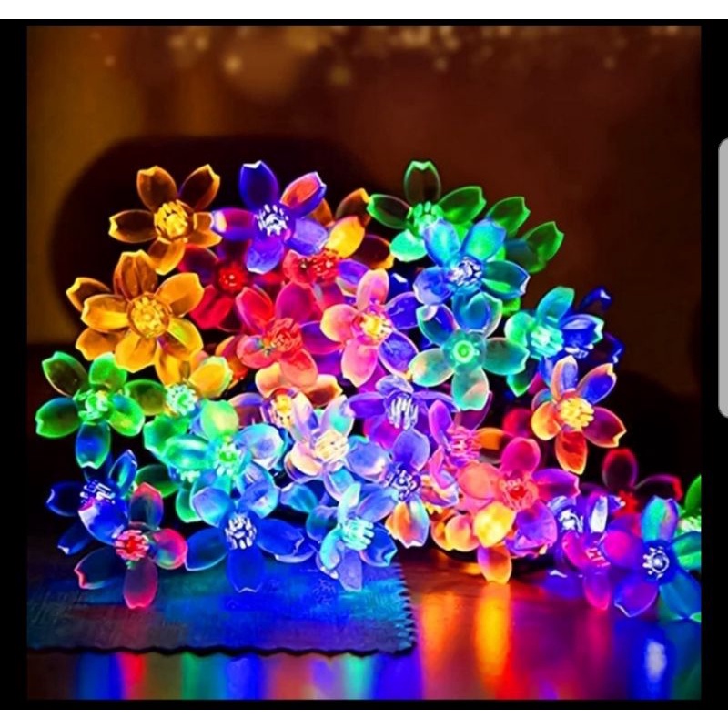 Dây Đèn Led Hoa Mai Hoa Đào Trang Trí Lễ, Tết ,Party, cây kiển siêu xinh