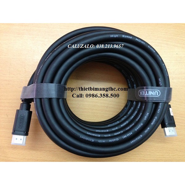 Cáp HDMI 10M Unitek Y-C142M chính hãng bảo hành đổi mới trong vòng 12 tháng