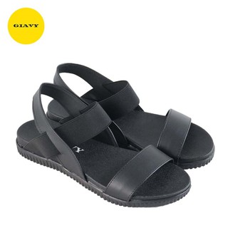 Giày sandal nữ quai ngang thun hậu SUK33 - GIAVY