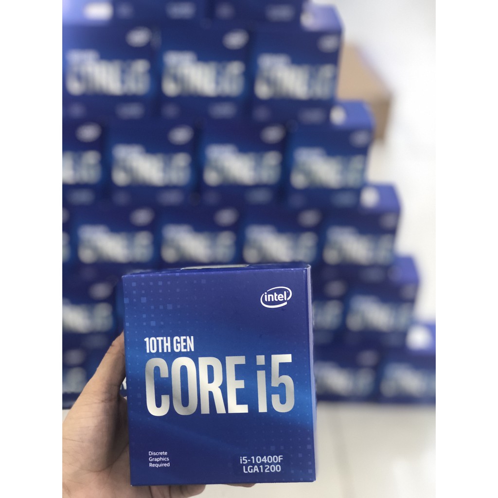 CPU Intel Core i5 10400F (2.9GHz turbo up to 4.3Ghz, 6 nhân 12 luồng) - Socket Intel LGA 1200