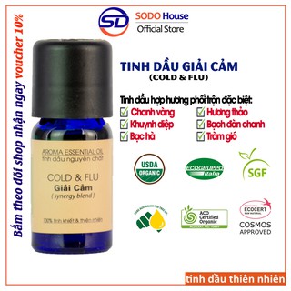 Tinh dầu Giải cảm, cúm, tăng đề kháng cơ thể | Nhập khẩu | 100% nguyên chất tự nhiên | Aroma Life