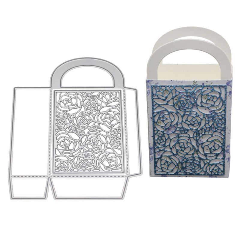 Khuôn Cắt Giấy Kim Loại Hình Hộp 3D