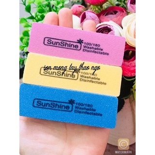Phao ngắn dũa móng sunshine chà mịn chuyên dùng cho nail