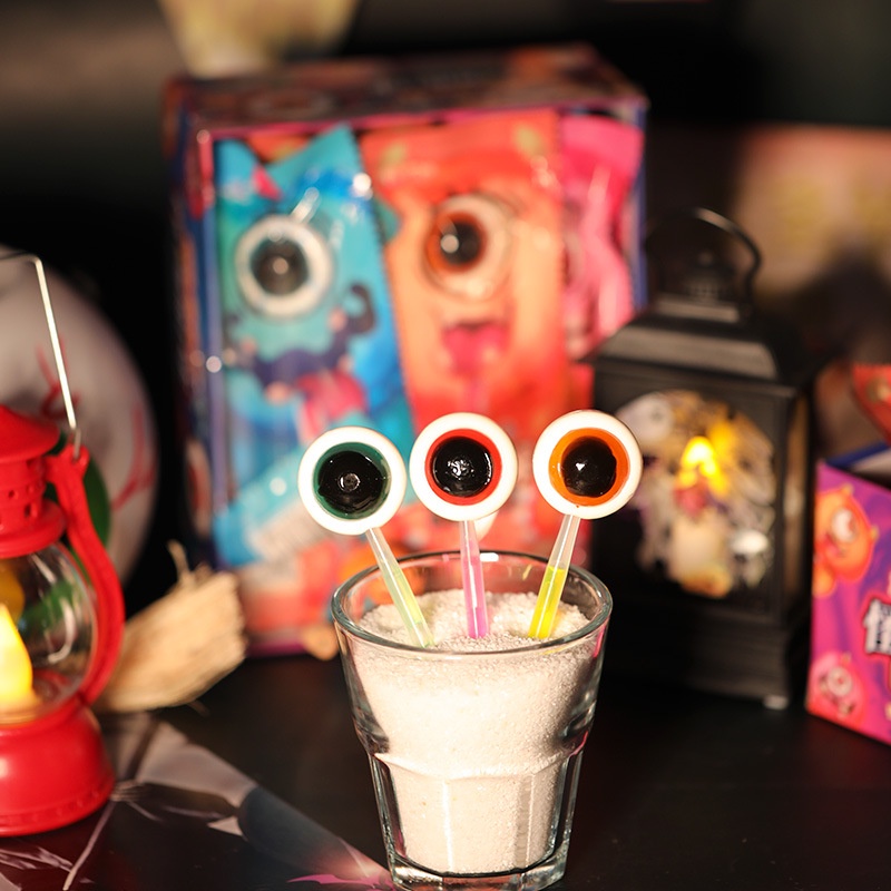 1 cái kẹo con mắt phát sáng halloween
