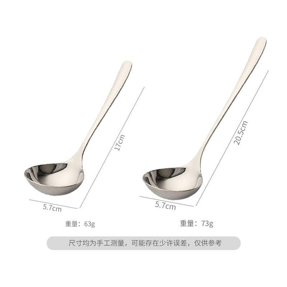 HARRIETT Muỗng Ăn Súp Bằng Thép Không Gỉ Chất Lượng Cao