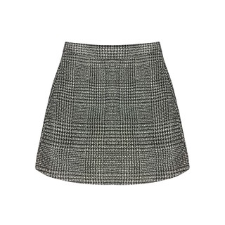 [Mã FASHIONMALLT4 giảm 15% đơn 150k] Chân váy dạ đen kẻ ghi Z418 NỮ TNG