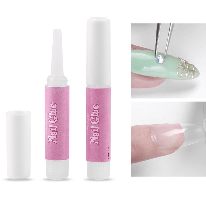 set 4 chai Keo Mini Dán Móng Úp Móng Giả NailBox