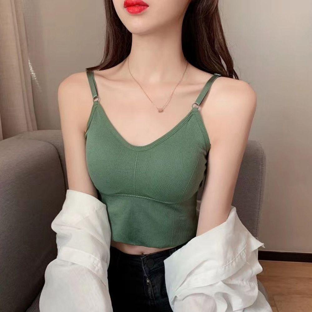 Áo Sát Nách Hở Lưng Bằng Cotton Thoáng Khí Thời Trang Mùa Hè Cho Nữ