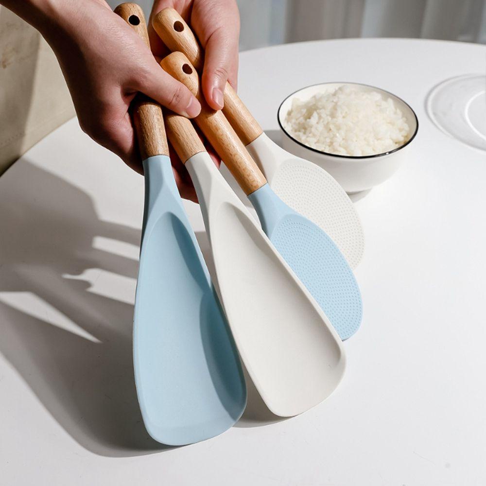 Muỗng Xới Cơm Bằng Silicone Thân Thiện Với Môi Trường