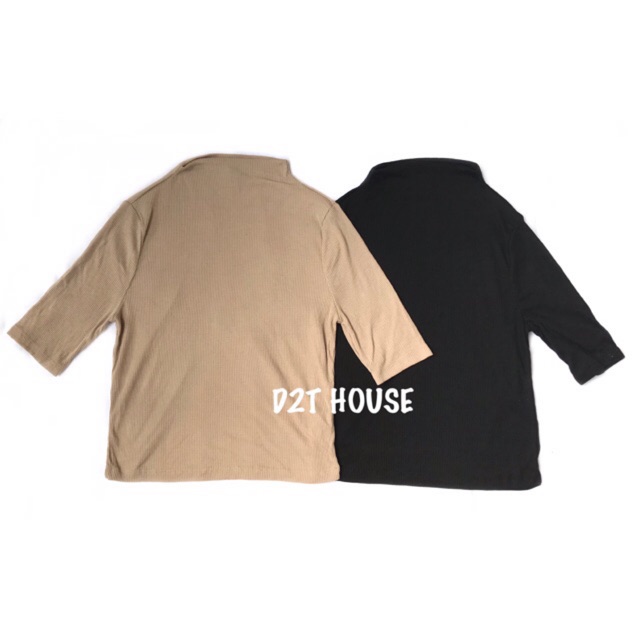 Áo Gân Tăm Cổ Đổ F21