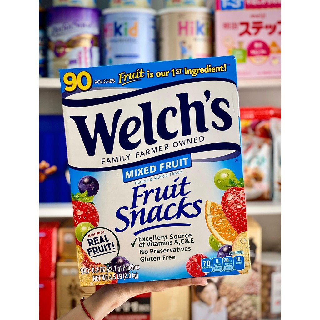 Kẹo dẻo trái cây Welch’s của Mỹ 22.7g