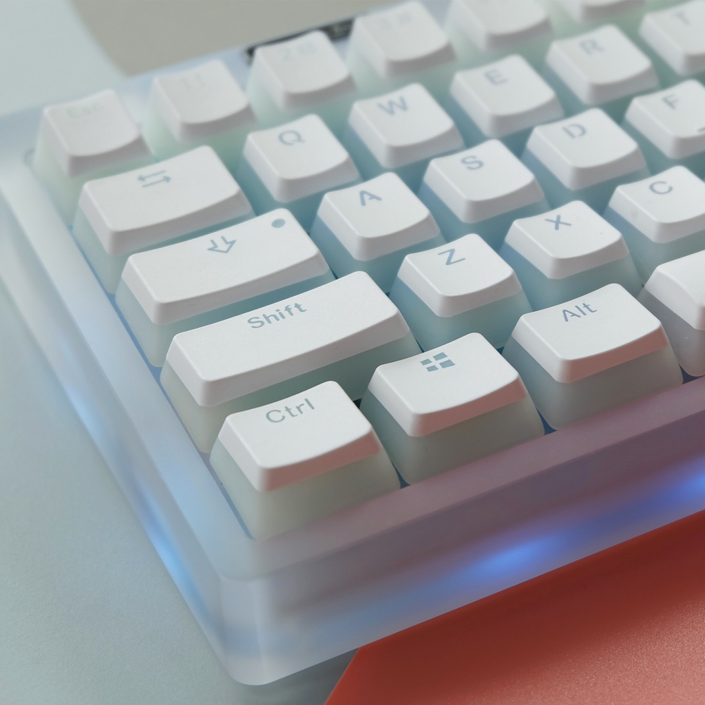 134 phím Full Kit-RGB, PBT Double Leather Pudding Keycaps, Cấu hình OEM, Tương thích với Công tắc Gateron Kailh Cherry MX, cho 61/87/104/108 Phím Bàn phím cơ ANSI