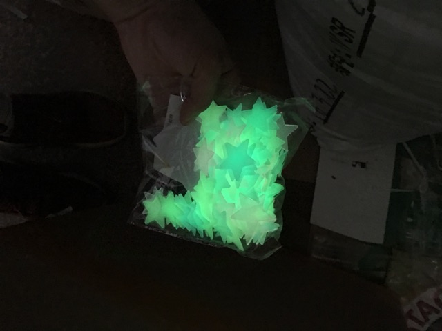 Sao Dạ Quang 100 sao 3cm decor phòng pilu Càng Phơi Càng Sáng | BigBuy360 - bigbuy360.vn