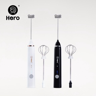 Máy đánh tạo bọt cafe kiêm đánh trứng tạo bọt sữa mini cầm tay Hero