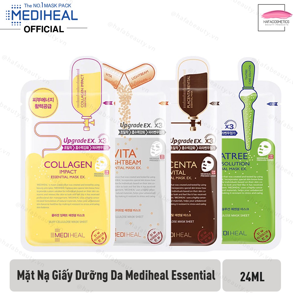 Mặt Nạ Dưỡng Trắng Da, Giảm Mụn, Tái Tạo, Phục Hồi Da Mediheal 24ml