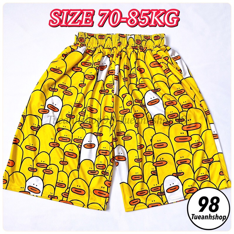 [Mẫu Mới Bigsize 70-85KG] Quần Short Lửng Cartoon Unisex - Quần cute mặc nhà -QUẦN ĐÙI HOẠT HÌNH nam nữ phom rộng | BigBuy360 - bigbuy360.vn