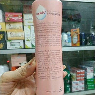 [Chính hãng] Dung dịch vệ sinh phụ nữ Lactacyd Pro Sensitive Cho Da Nhạy Cảm 150ml