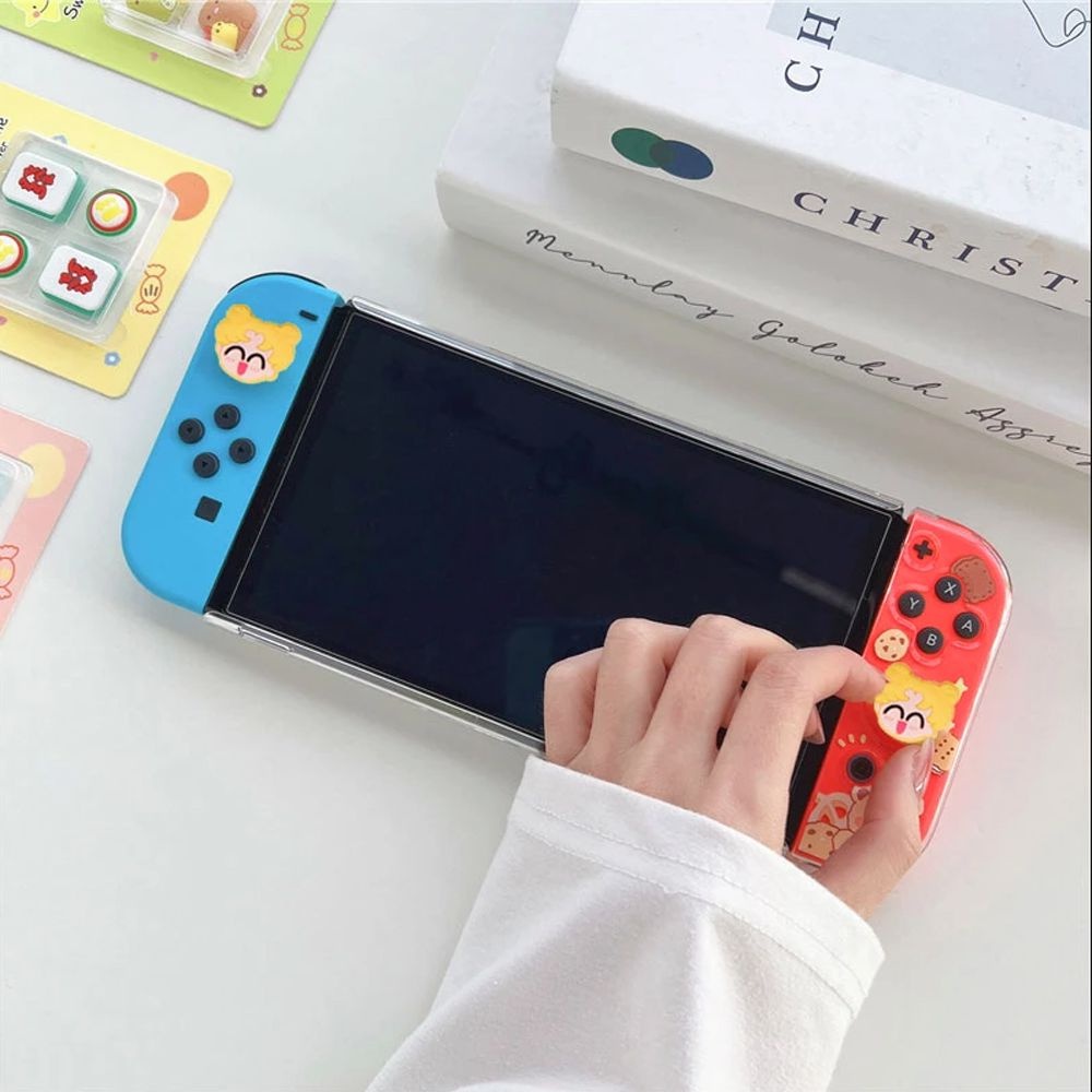 Vỏ Bọc Bảo Vệ Nút Điều Khiển Chơi Game Hình Pikachu / Thủy Thủ Mặt Trăng