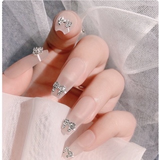 Charm nơ-charm đá cao cấp trang trí móng