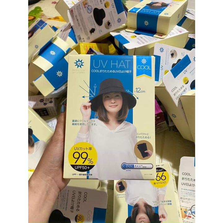 Nón Chống Nắng Cool Max UV Hat 99% UPF50+ Nhật Bản